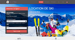 Desktop Screenshot of location-ski-les2alpes.fr
